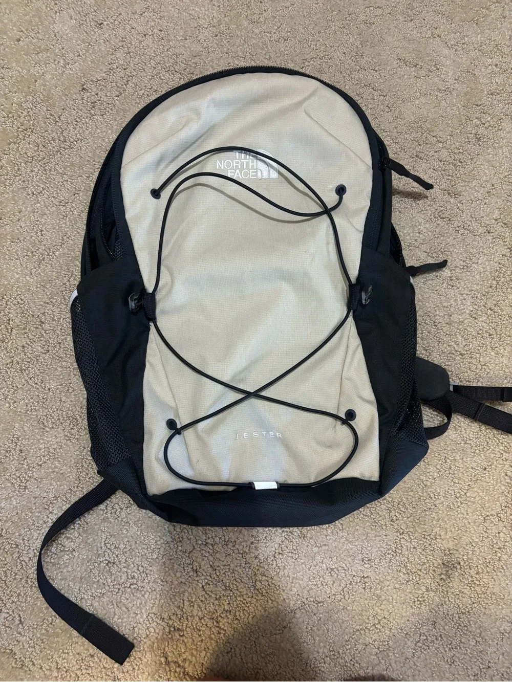 The North Face Jester Backpack - Beige & Black